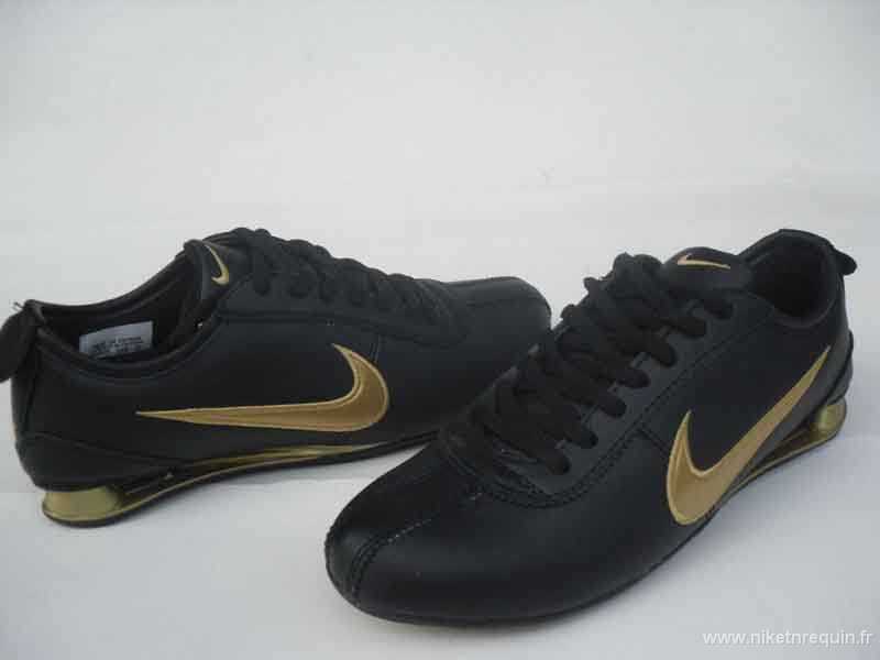 Nike Shox R2 mens noire doree (2)